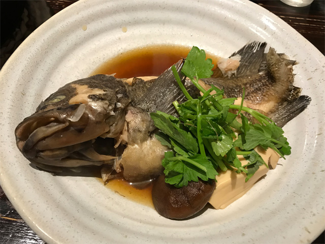 クロソイの煮付け