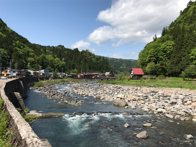 北濃駅前