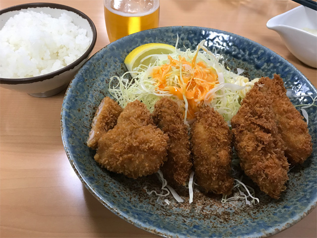 カキフライ定食