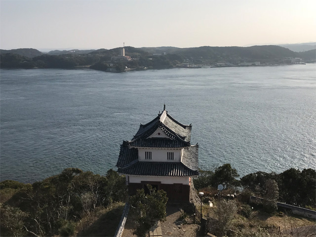 天守最上階からの眺め