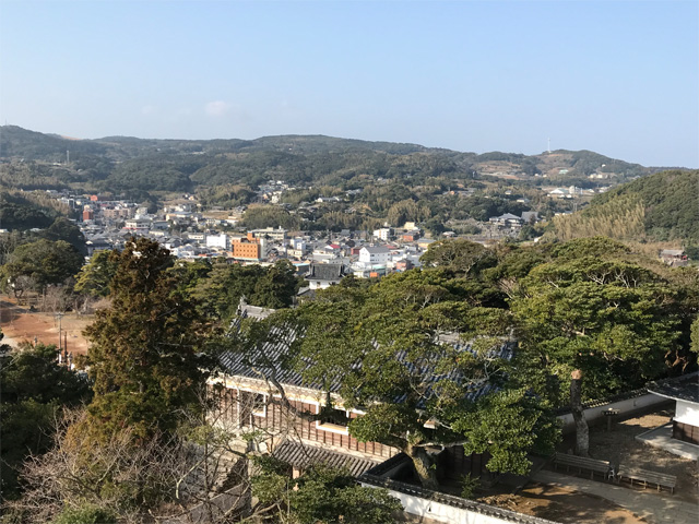 天守最上階からの眺め