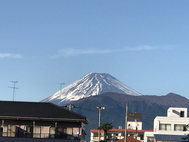 荘厳な富士山!