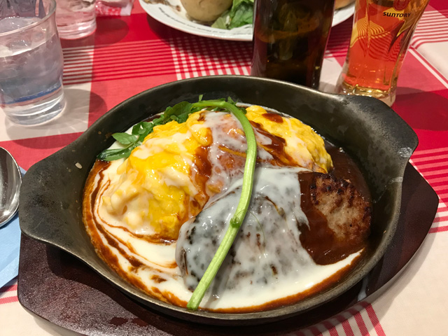 ハンバーグ＆オムライス