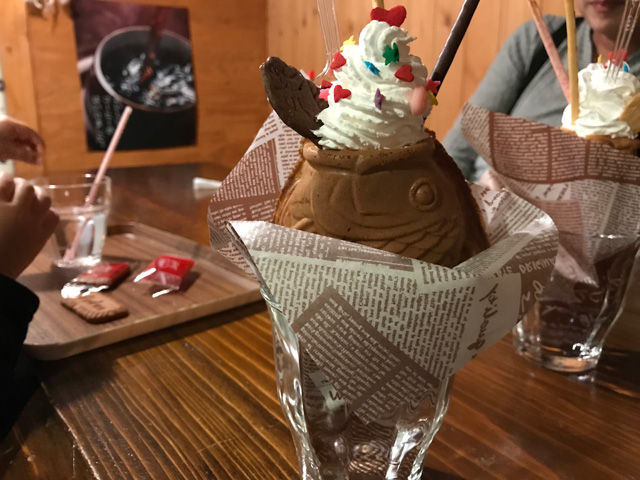 たい焼きパフェ