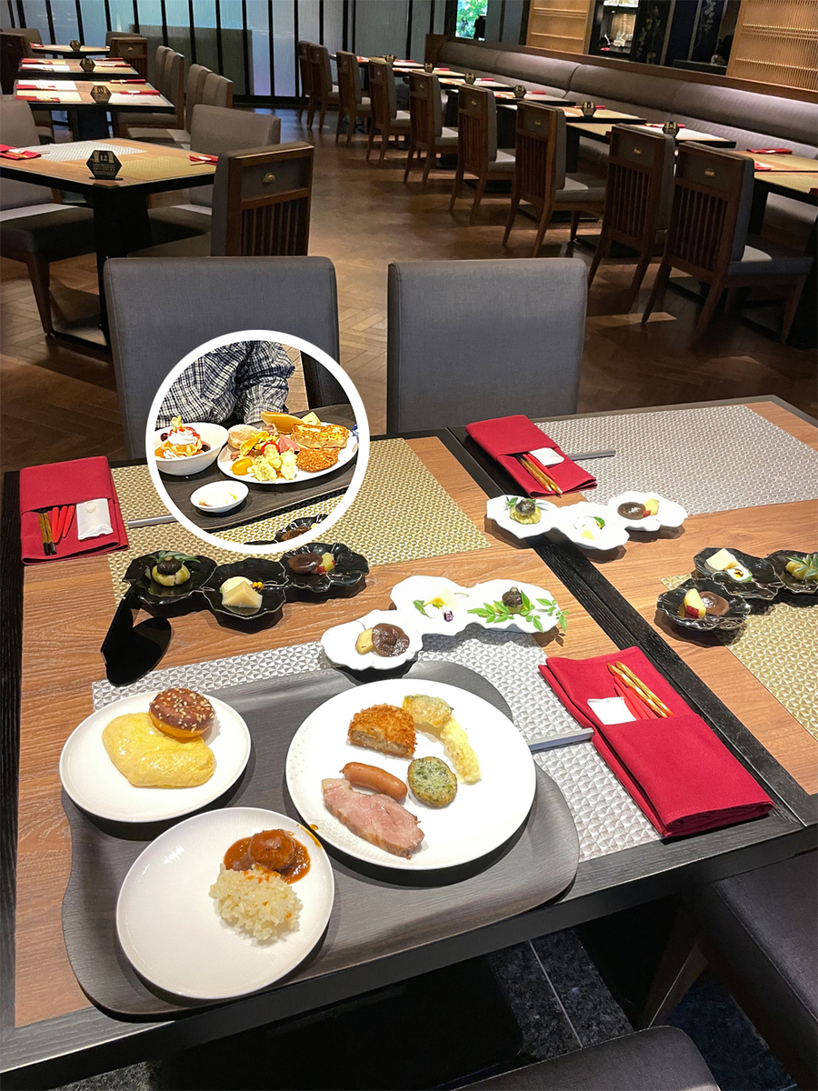 THE HOTEL SANRAKU KANAZAWAの朝食