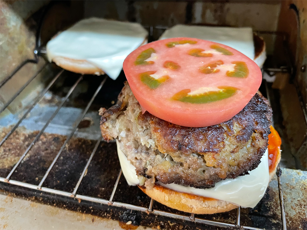 手作りハンバーガー