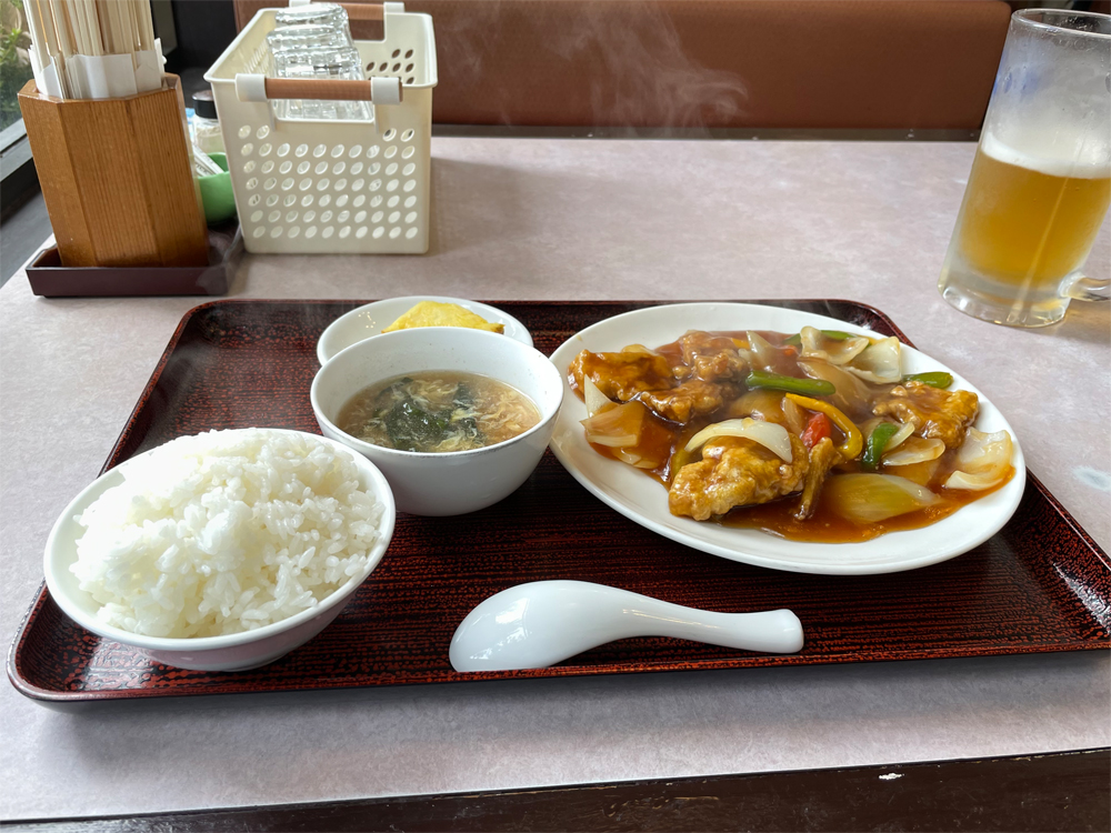 酢豚ランチ