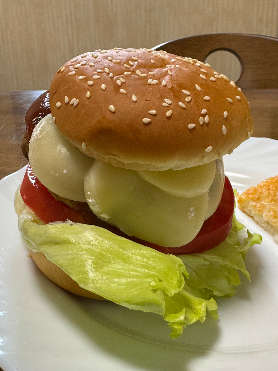 手作りハンバーガー