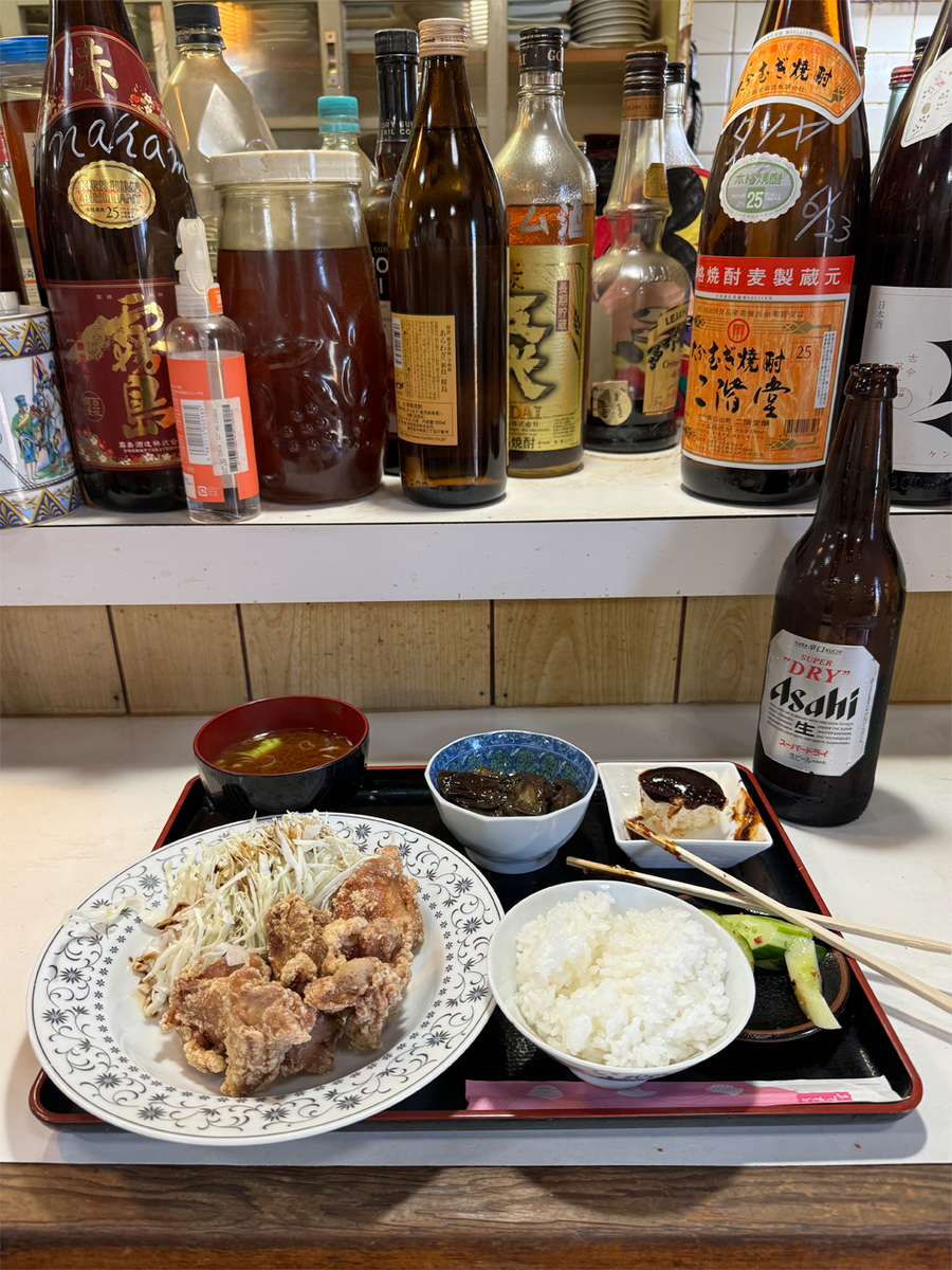 鶏の唐揚げ定食