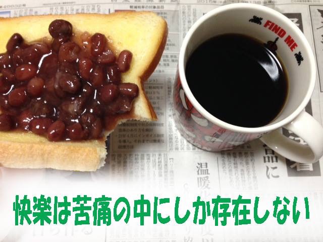 快楽は苦痛の中にしか存在しない