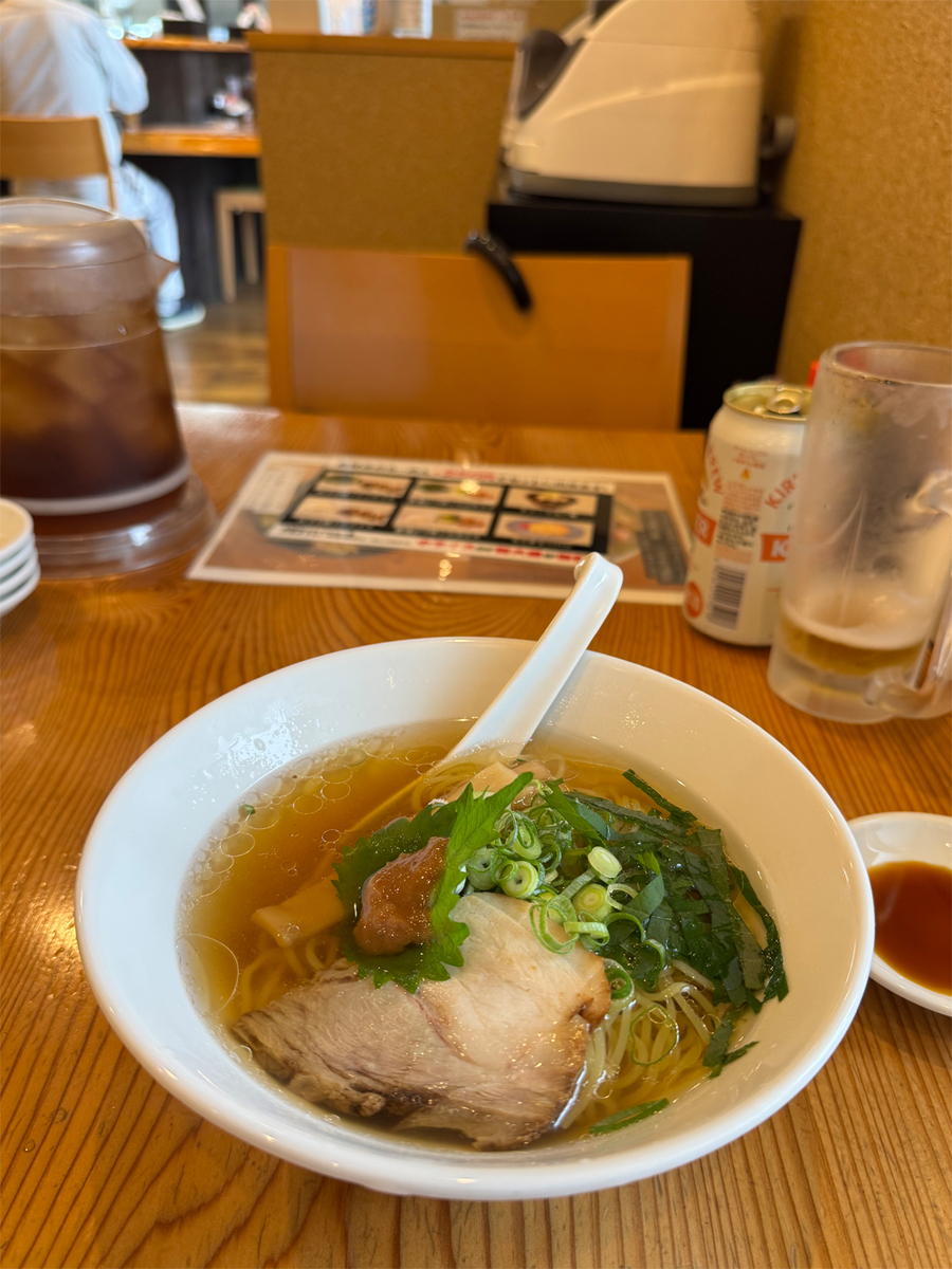 あっさり梅らーめん