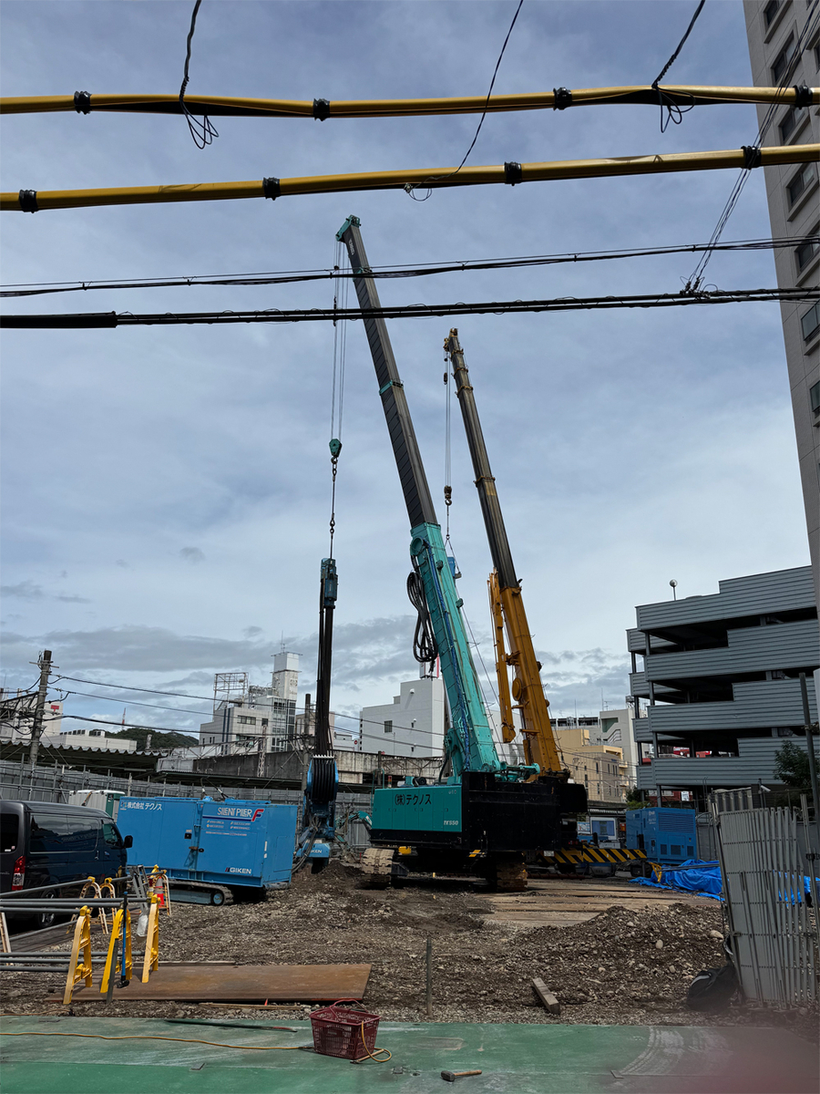 建設中のアルモントホテル岐阜(仮称)