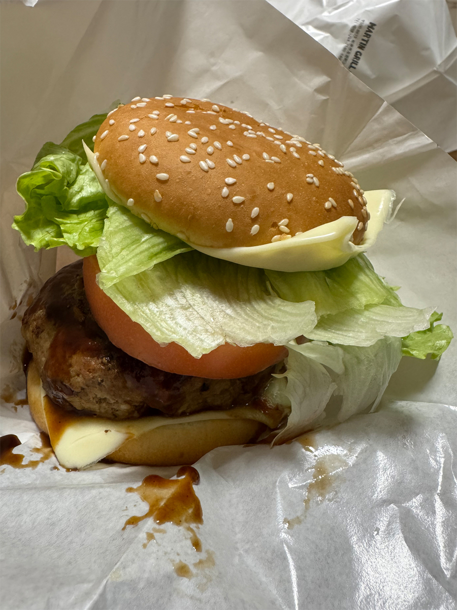 手作りハンバーガー