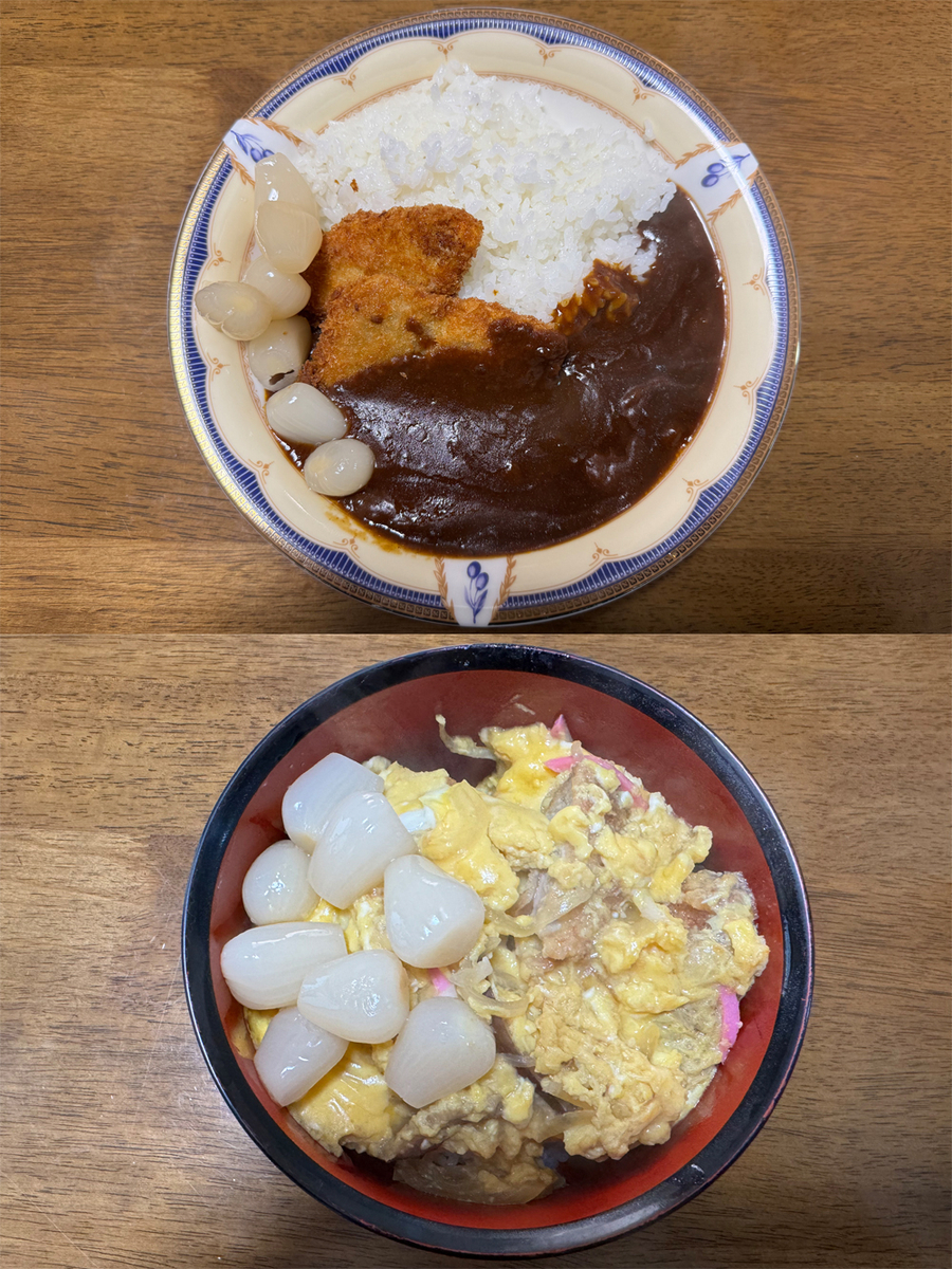 カツカレーとかつ丼