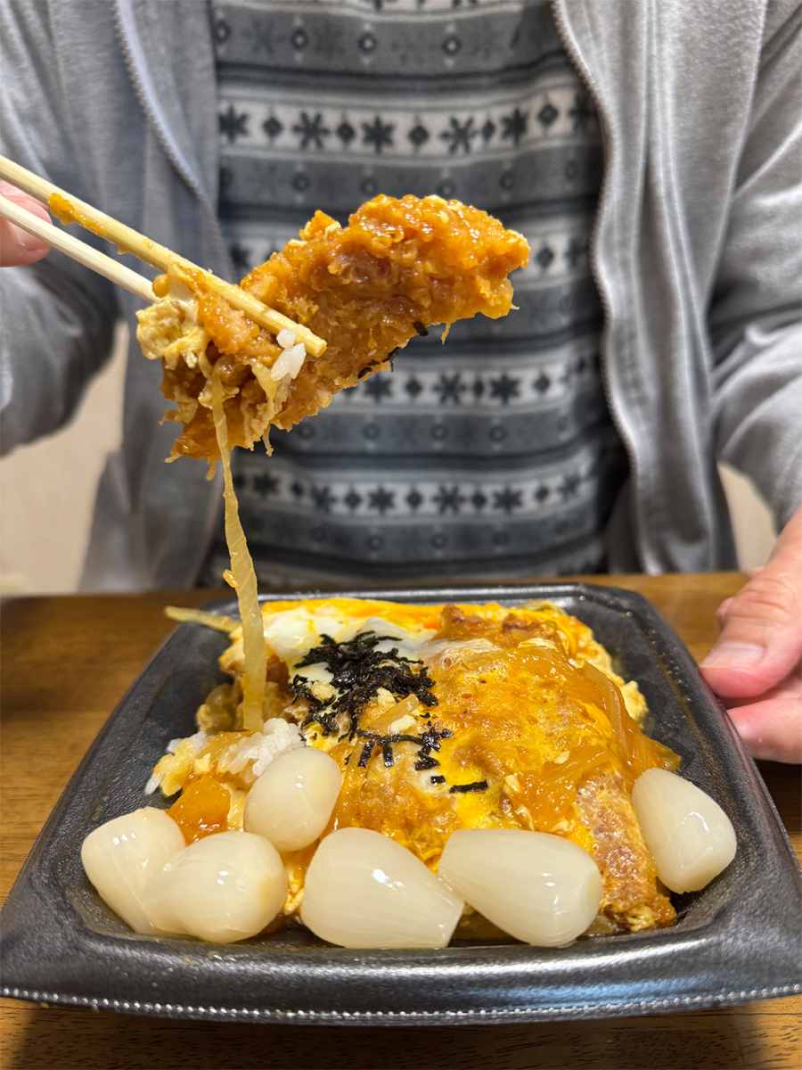 三元豚ロースかつ重