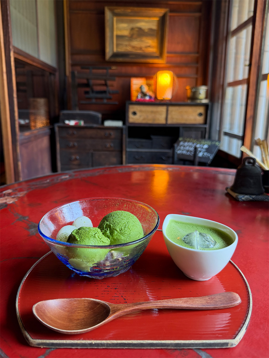 冷やし抹茶ぜんざい
