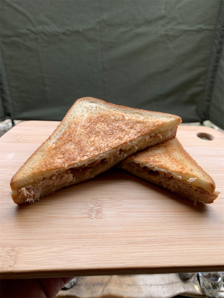 ツナマヨ　ホットサンド