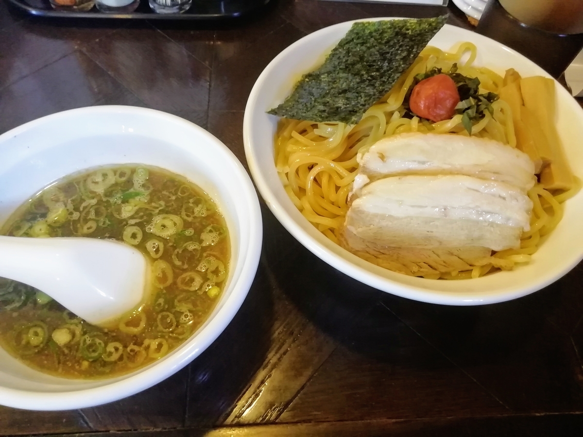 隠れた名店 元祖うめのや の うめちゃんつけ麺 は梅とシソがのった和風の味 埼玉県坂戸市 ゆる くだらだら