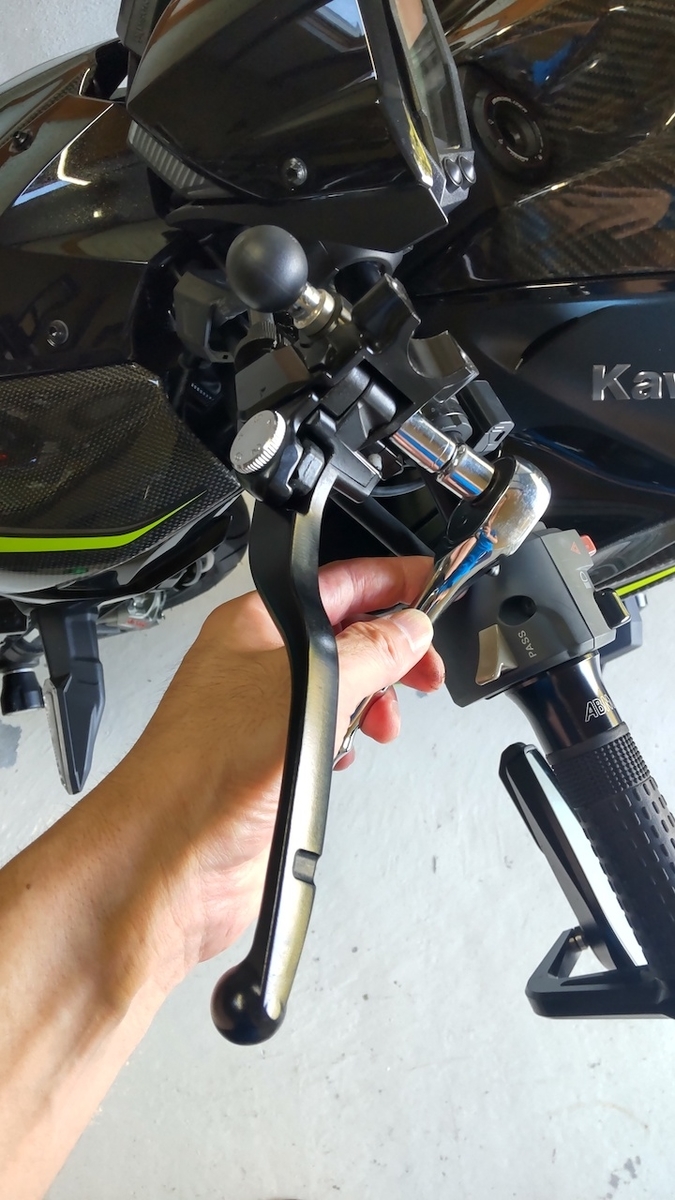 ブレーキクラッチレバーハンドルに カワサキ Z1000R Z1000 R
