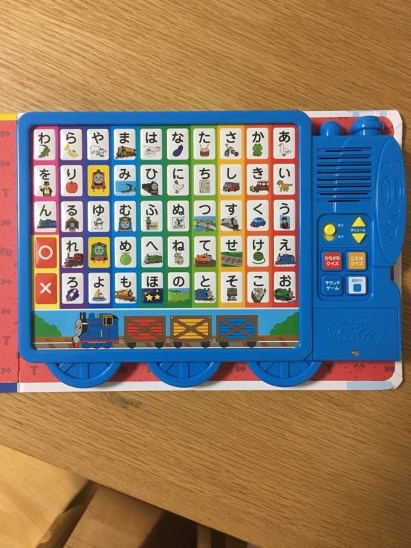 新トーマスとあいうえお　５０音表