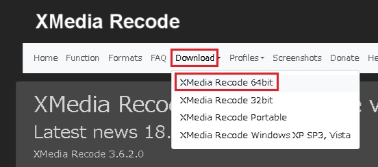 XMedia Recode 3.6.2.0 がリリースされました。 - 私のPC自作部屋