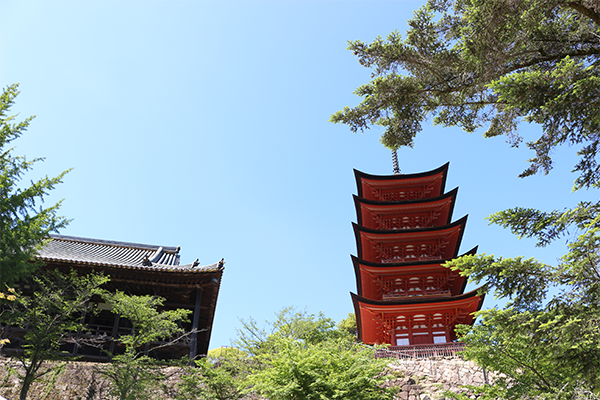 厳島神社 五重塔