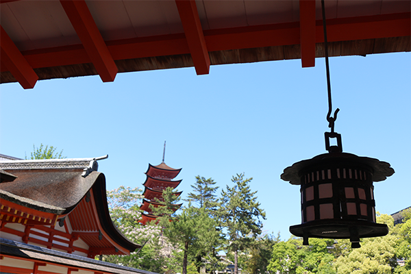 厳島神社 五重塔