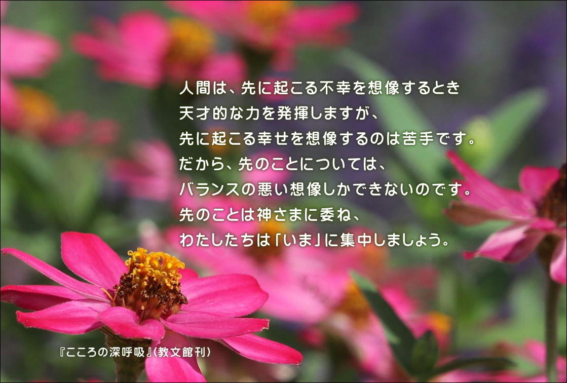 こころの道しるべ 86 バランスの悪い想像 片柳神父のブログ 道の途中で