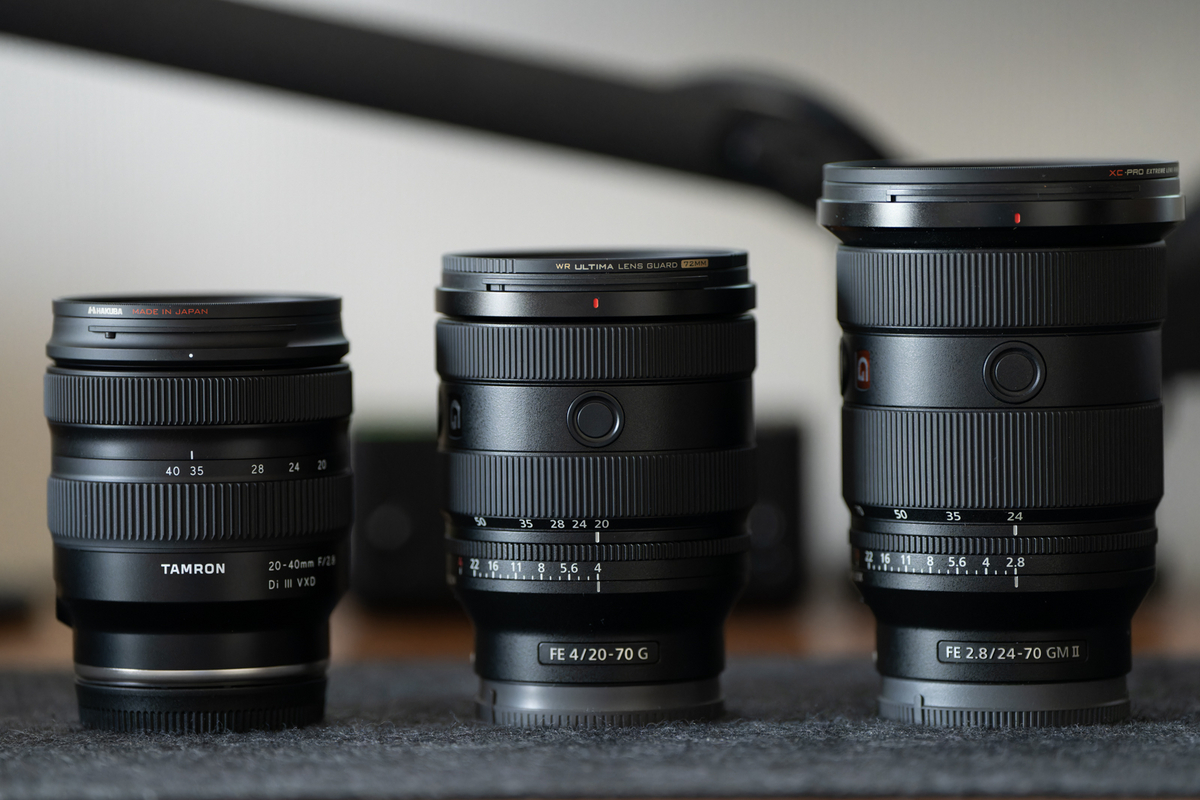 TAMRON 20-40mm F2.8とSONY 20-70mm F4のどっちにするか問題 - Images