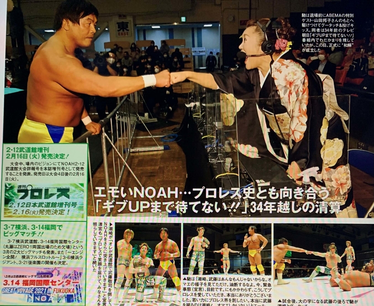 週刊プロレス 最新号 No 2101 ドームの裏で Noahのイッテンヨンが白熱 プロレスこそものの上手なれ