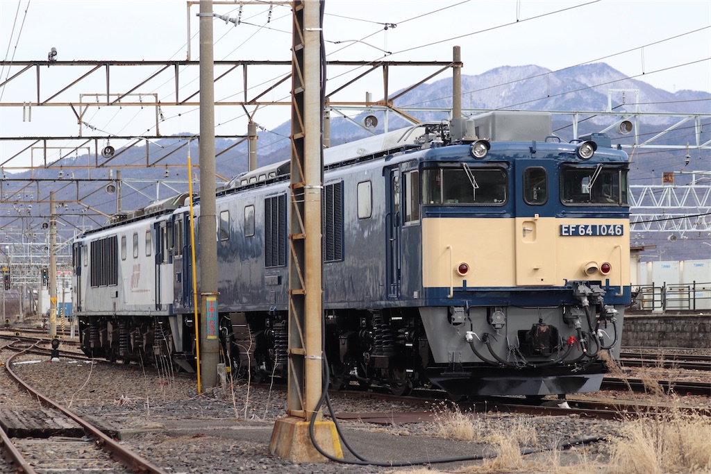 8878レ EF64 1046全般検査後初！ - 特急上高地回遊81号