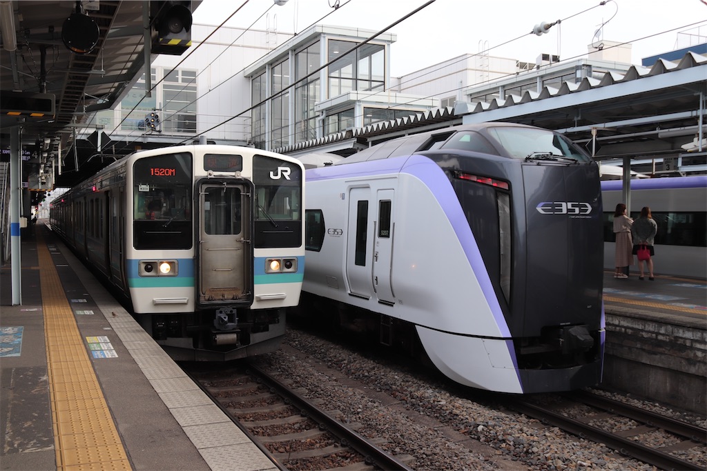 特急信州1号に乗車！ - 特急上高地回遊81号