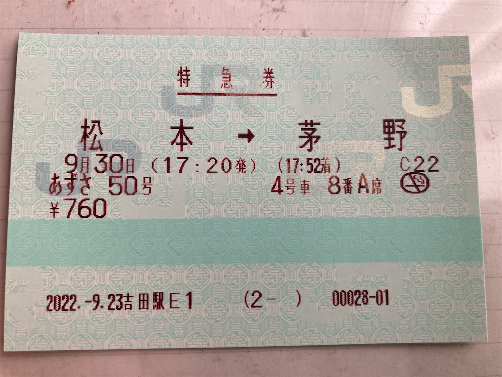 吉田駅 みどりの窓口閉鎖 - 特急上高地回遊81号