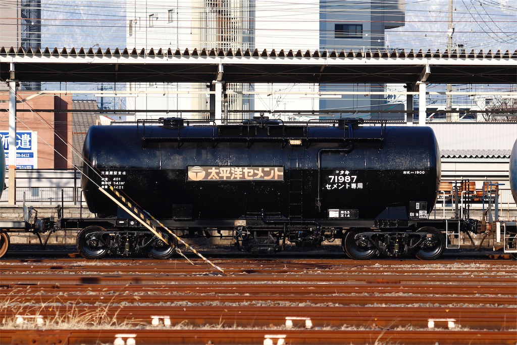 5461-5880レ コタキ71987(タキ1900)全検明け回送 - 特急上高地回遊81号