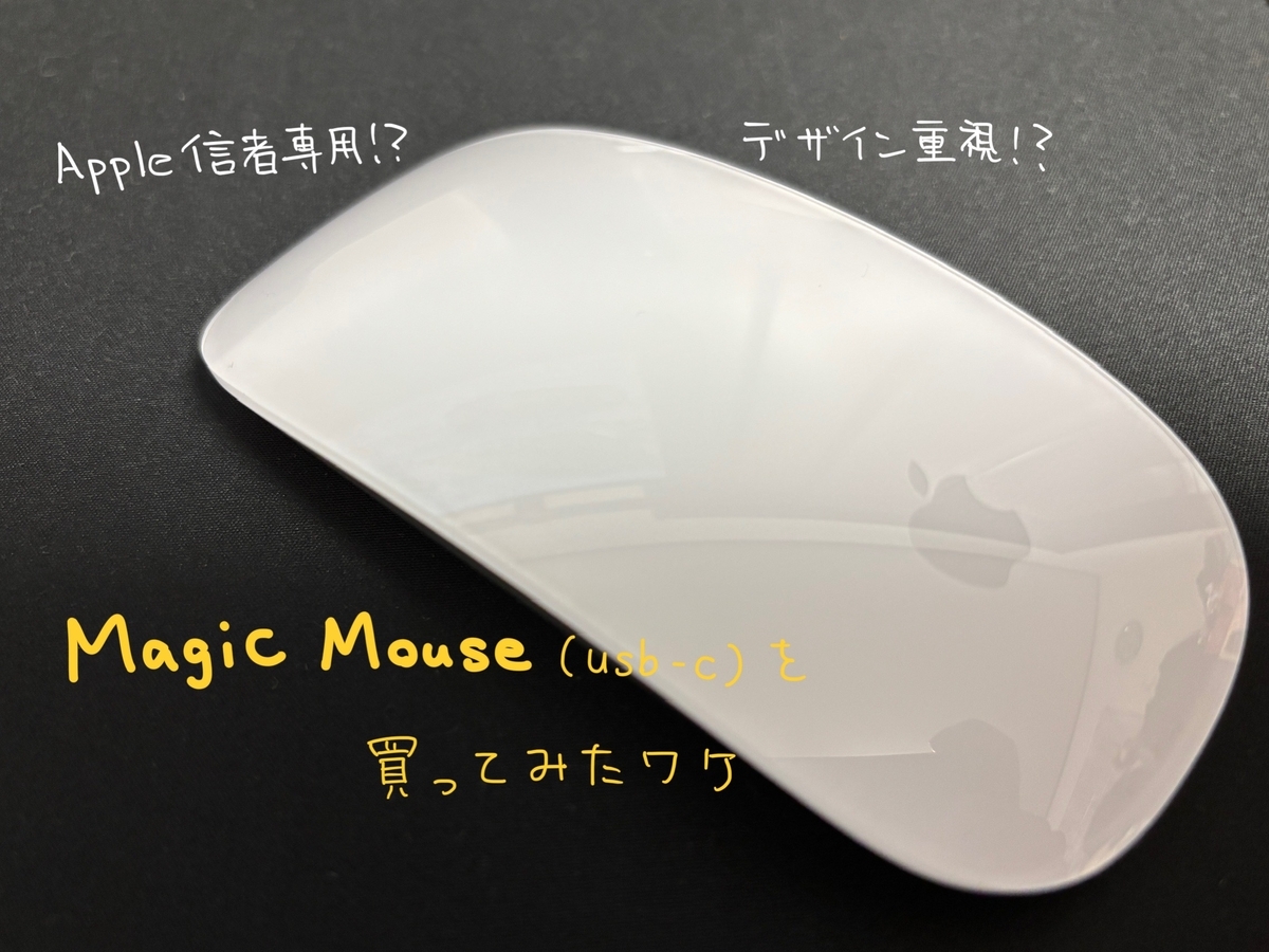 Magic Mouse（USB-C）- ホワイト（Multi-Touch対応） - Apple