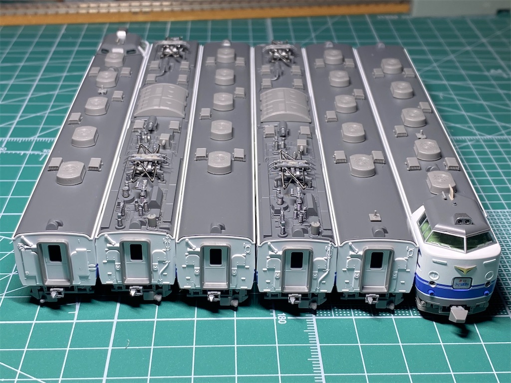 入線整備】TOMIX 485系K60編成入線 - 新綱島検車区業務日誌