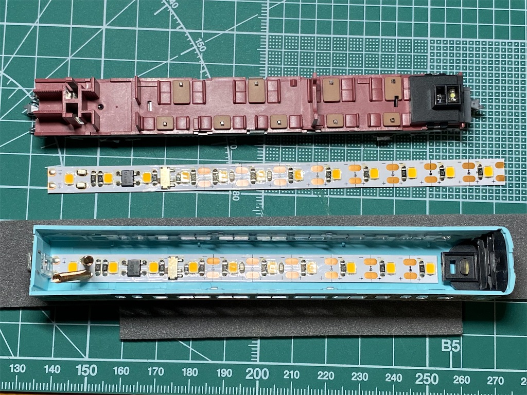 入線整備】マイクロエース 西武4000系「52席の至福」(その1) 室内灯