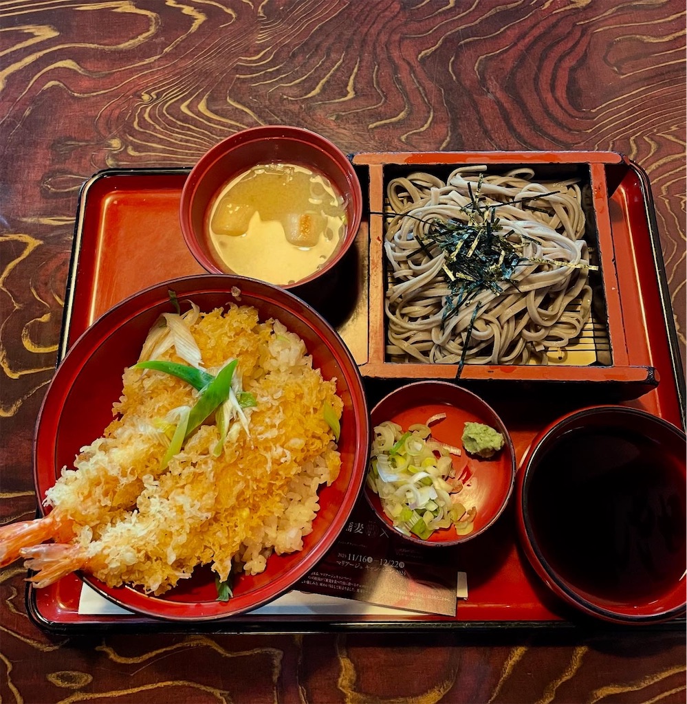 福井市・四ツ居 海老天2尾の天丼とざる蕎麦 - 続編・東海北陸ぐるりんこ