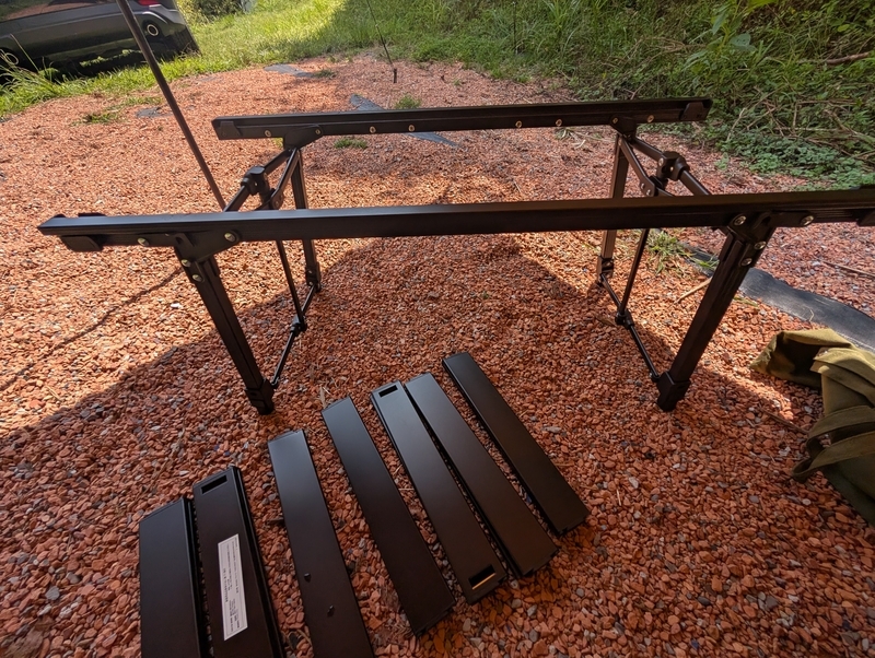 Alpen Outdoors『アルミユニットテーブル88』レビュー｜IGT対応でロー