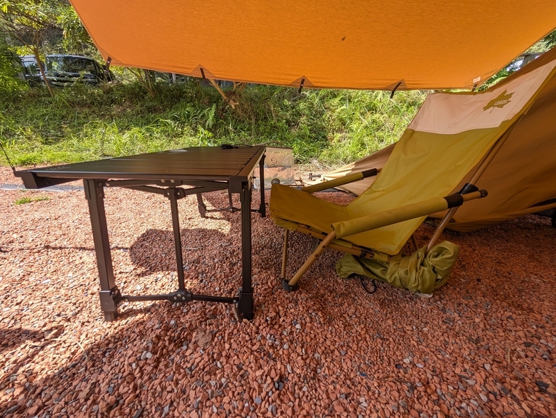 Alpen Outdoors『アルミユニットテーブル88』レビュー｜IGT対応でロー