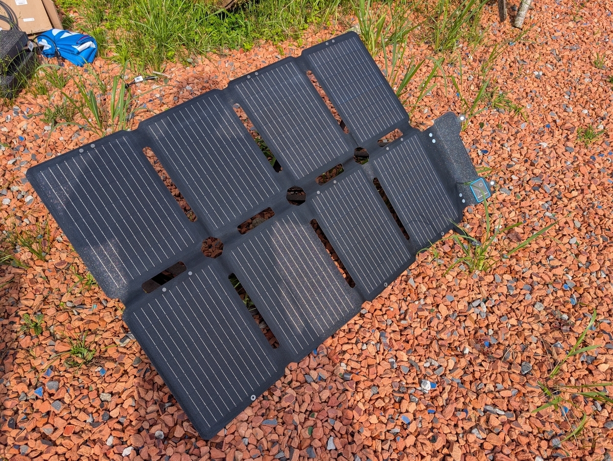 Anker Solix PS100 Compact Portable Solar Panelレビュー｜夏キャンプ