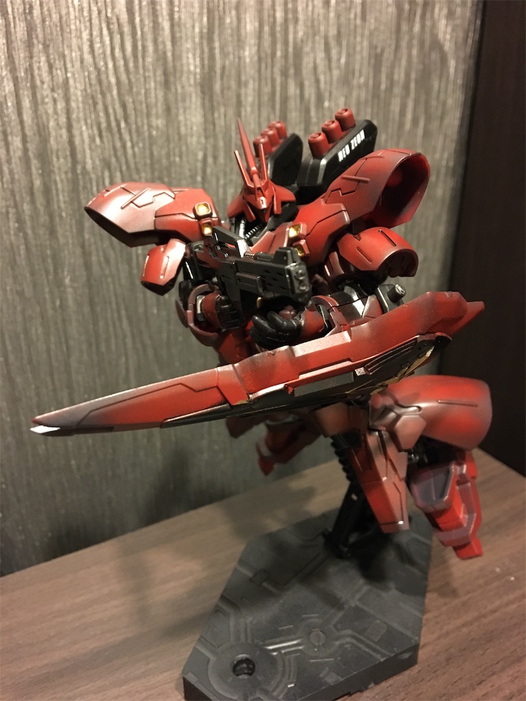 趣味のガンダム Gフレームサザビー塗装 ガンバレ ヨコロマンのブログ