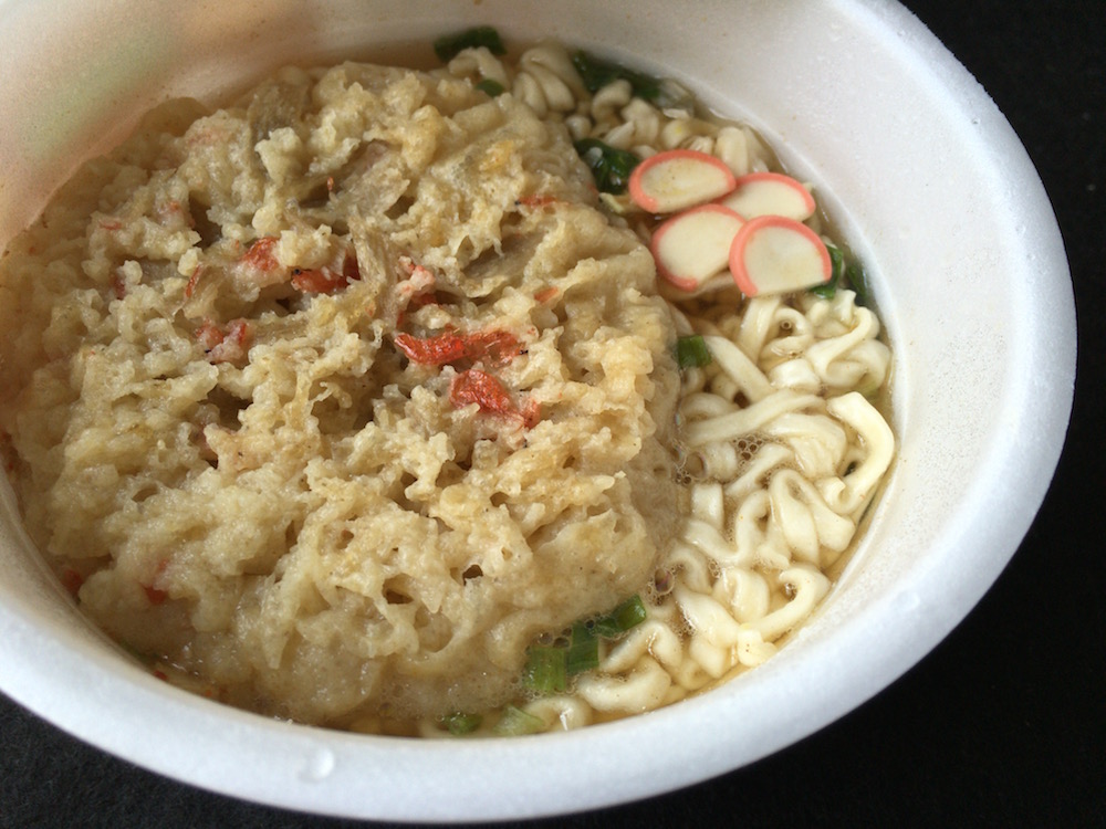 サンポーごぼう天うどん　出来上がり
