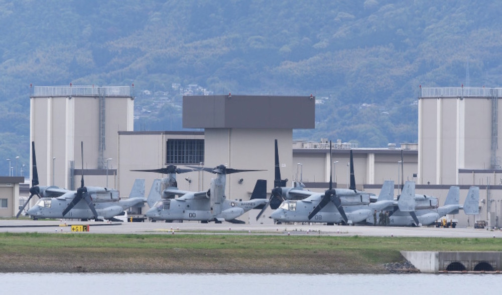 熊本支援　オスプレイ