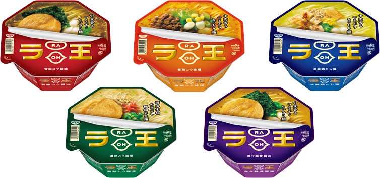 日清ラ王 背脂コク醤油 全5種