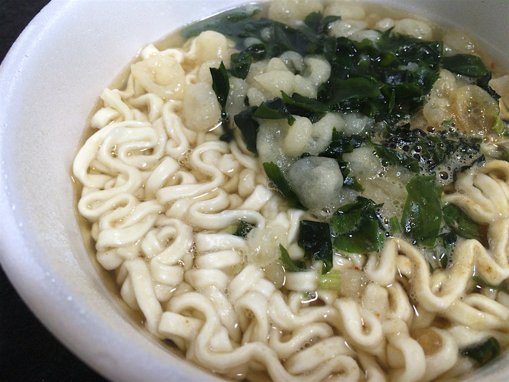 うまか軒 うどん 出来上がり