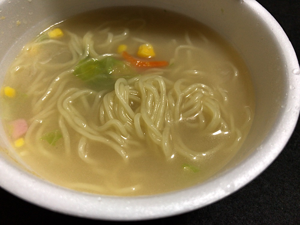 日清麺職人 長崎ちゃんぽん　出来上がり