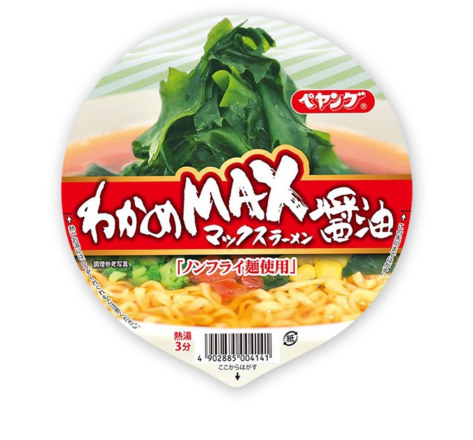 ペヤング わかめMAXラーメン　醤油