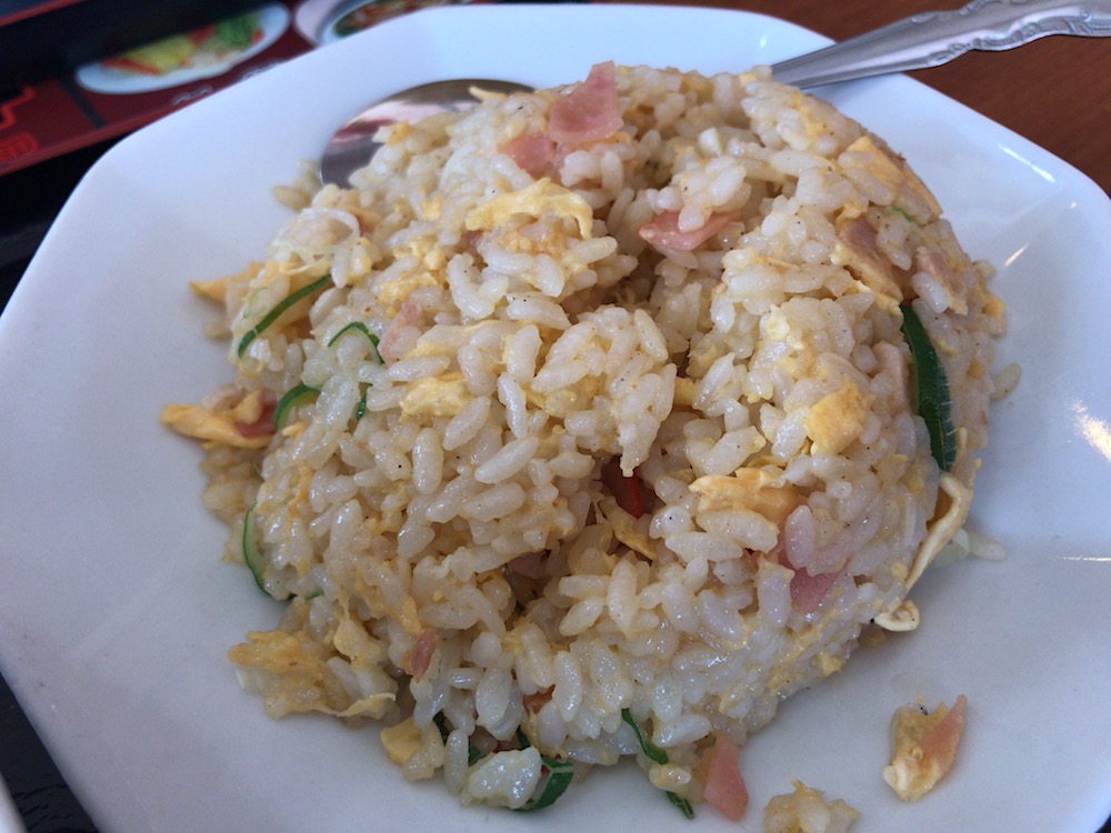 中華料理萬福　ラーメンセット　チャーハン