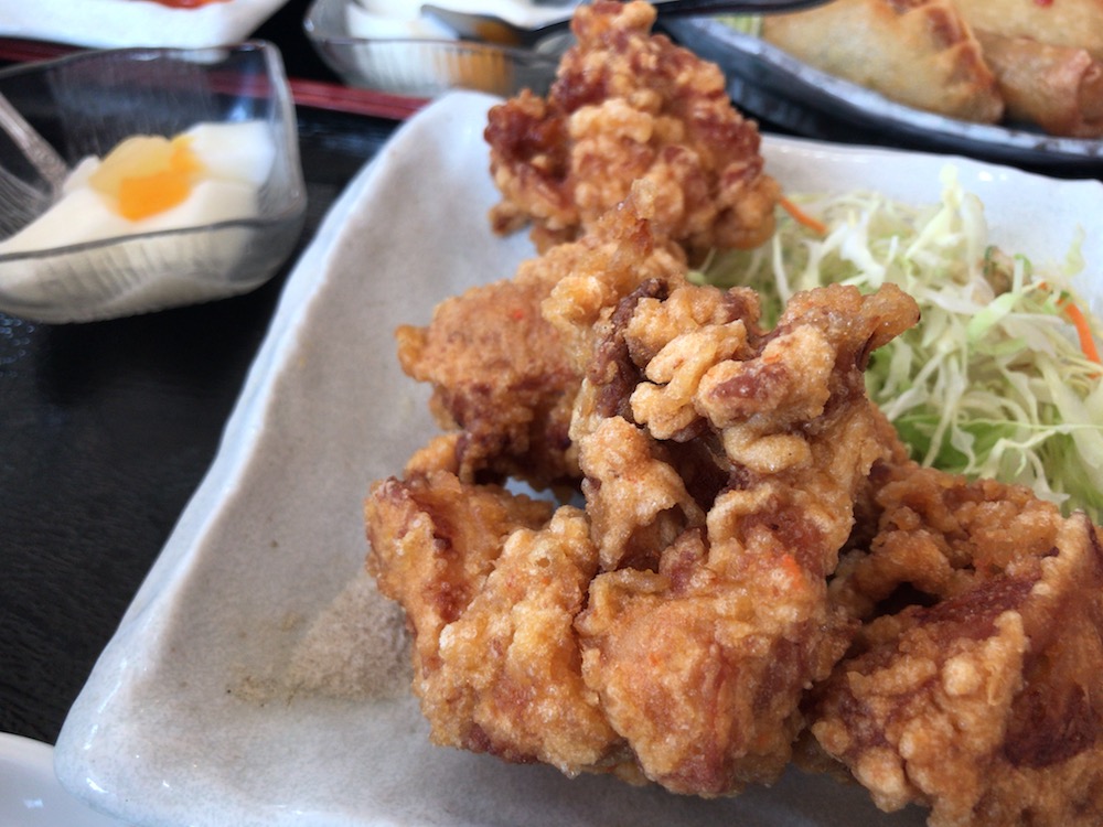 中華料理萬福　唐揚げ定食